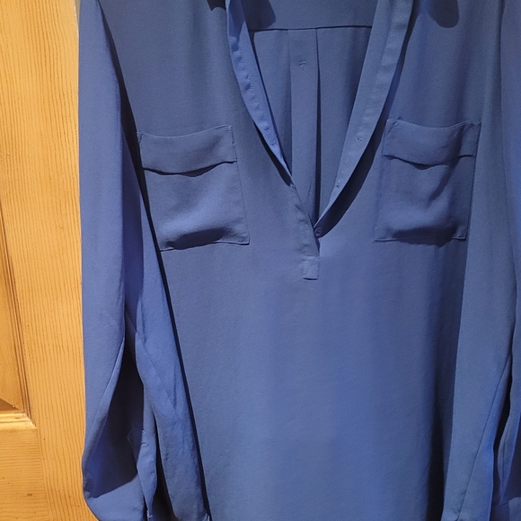 Pleione Long Sleeve Blouses Size XL V Neck - Picture 3 of 8
